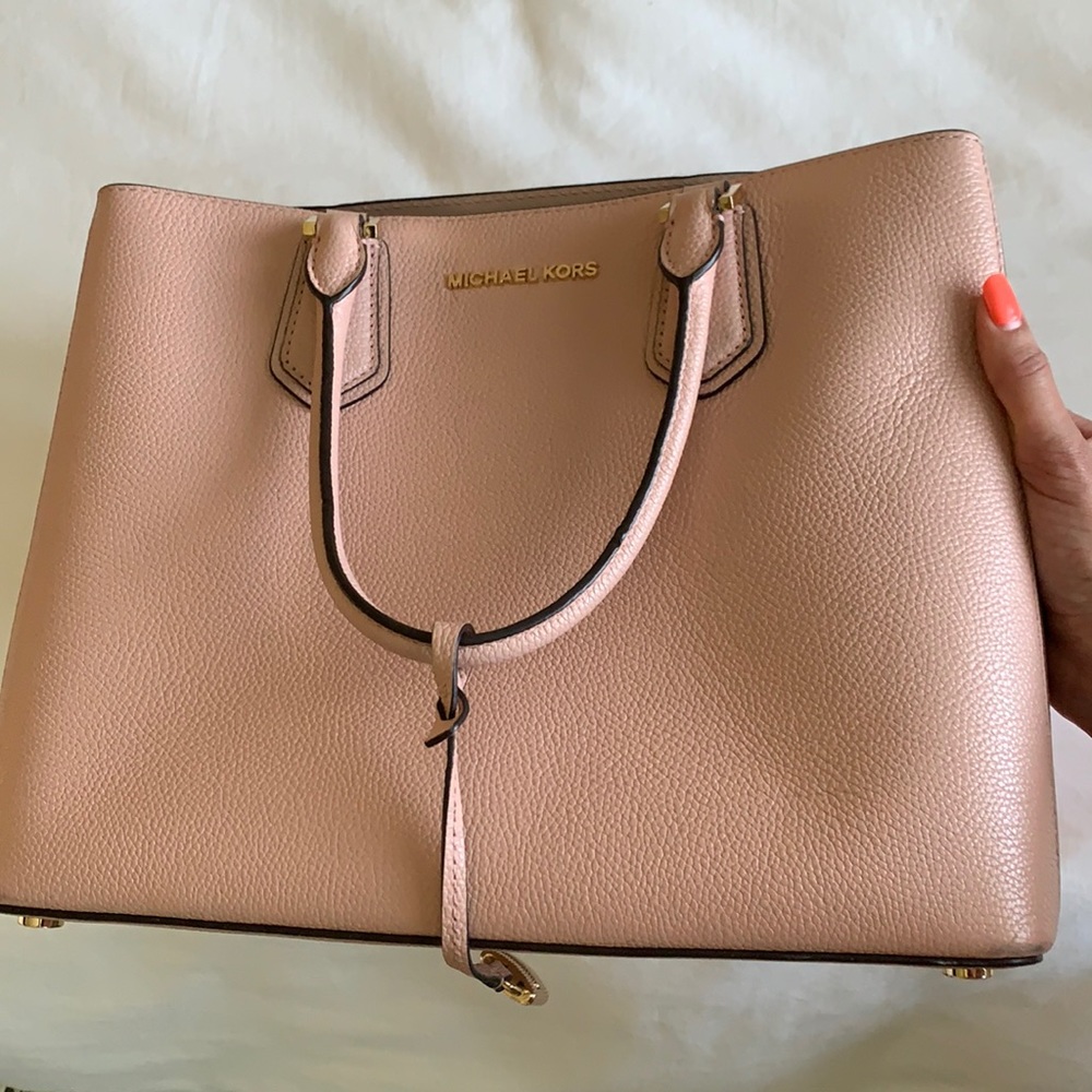 Blush pink Michael Kors Bag mild wear and tear